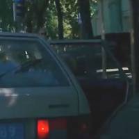 У Дніпрі копи викинули сміття з авто, але отримали його назад від перехожого (ВІДЕО)