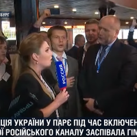 На це можна дивитись вічно! Українська делегація в ПАРЄ у прямому включенні пропагандистів заспівали гімн (ВІДЕО)