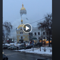 ВІДЕО! У Києві горить Києво-Печерська лавра
