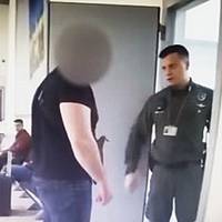 Відео. Браво прикордонникам! Ватнику у “Жулянах” після образ на адресу України технічно спакували валізи на Росію