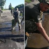 “Барин приедет”? А траву командування фарбувати не змушувало? Cовочище і страшний сором на сьомому році вiйнu… (ВІДЕО)