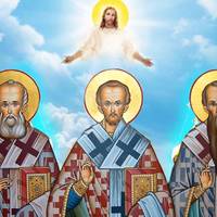 12 лютого - Собор трьох святителів: Василія Великого, Григорія Богослова та Іоанна Златоустого