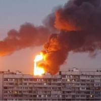В Москві спалахнула сильна пожежа, йде евакуація. ФОТО, ВІДЕО