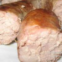 Домашня ковбаса зі свинини