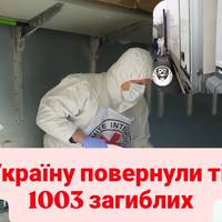 Репатріаційний захід: в Україну повернули тіла 1003 загиблих