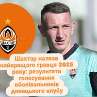 Шахтар назвав найкращого гравця 2025 року: результати голосування вболівальників донецького клубу