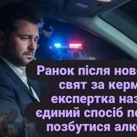 Ранок після новорічних свят за кермом: експертка назвала єдиний спосіб повністю позбутися алкоголю